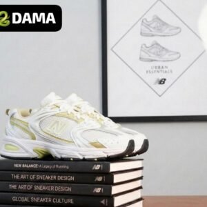 NEW BALANCE 530 blanca dorado